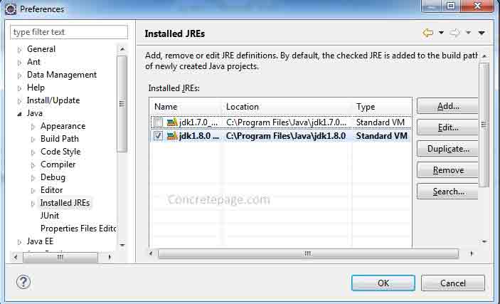How to Change Eclipse Java Version for Compiler and JRE