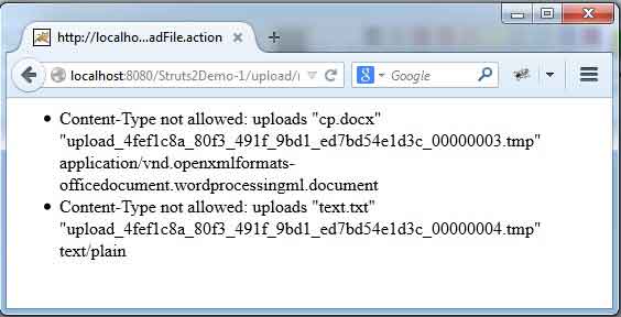 Struts 2 Annotation File Upload Example: Single and Multiple