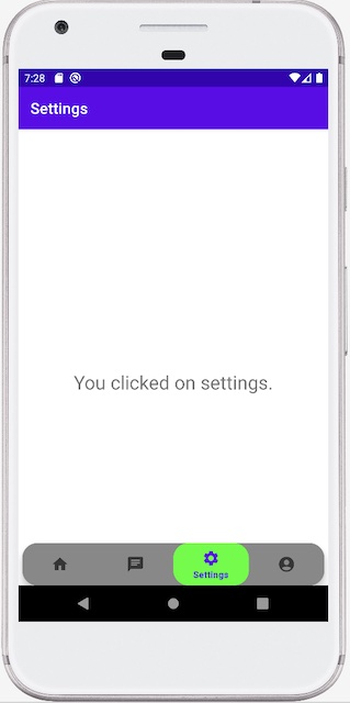 Android Bottom Navigation Bar : Selected Item Background Color