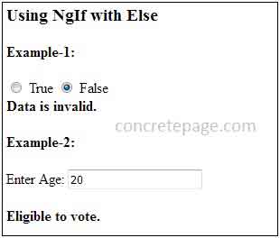 Angular NgIf-Then-Else Example