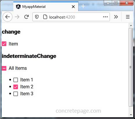 Angular Material Checkbox Change Event