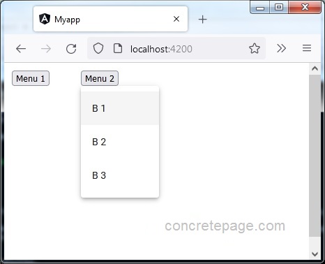 Angular Material Open Menu on Hover