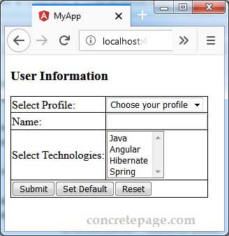 Angular Select Option using Reactive Form