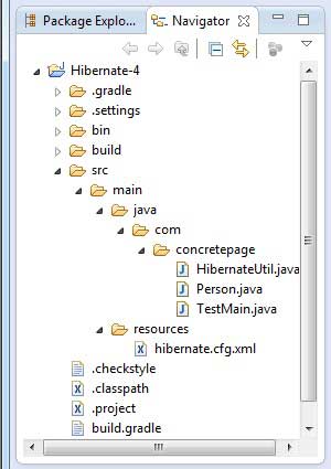 Hibernate 4 Annotation Example with Gradle