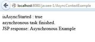 AsyncContext Example in Servlet 3.0