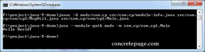 Java 9 Module Example