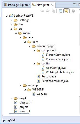 Spring 4 + Rest Web Service + JSON Example with Tomcat using @RestController