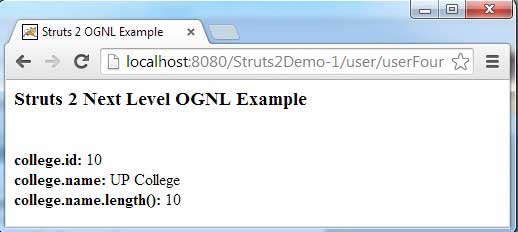 Struts 2 OGNL Expression Tutorial with Examples