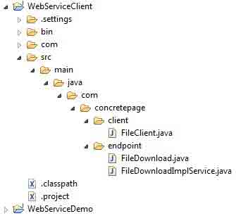 Download file Using JAX-WS Web Service in Java
