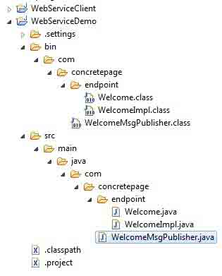 JAX-WS Web Service Simple Example